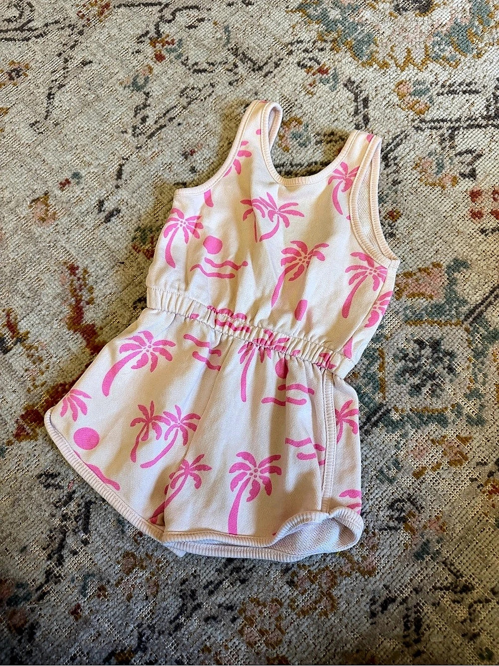 Zara Pink Floral Romper